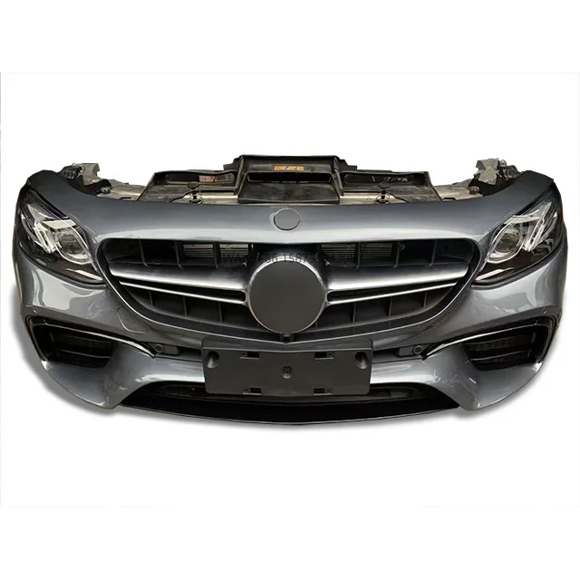 For E-Class W213 E63 the Front Bumper Grille Absorber Radiator Fan Parking Sensor of the