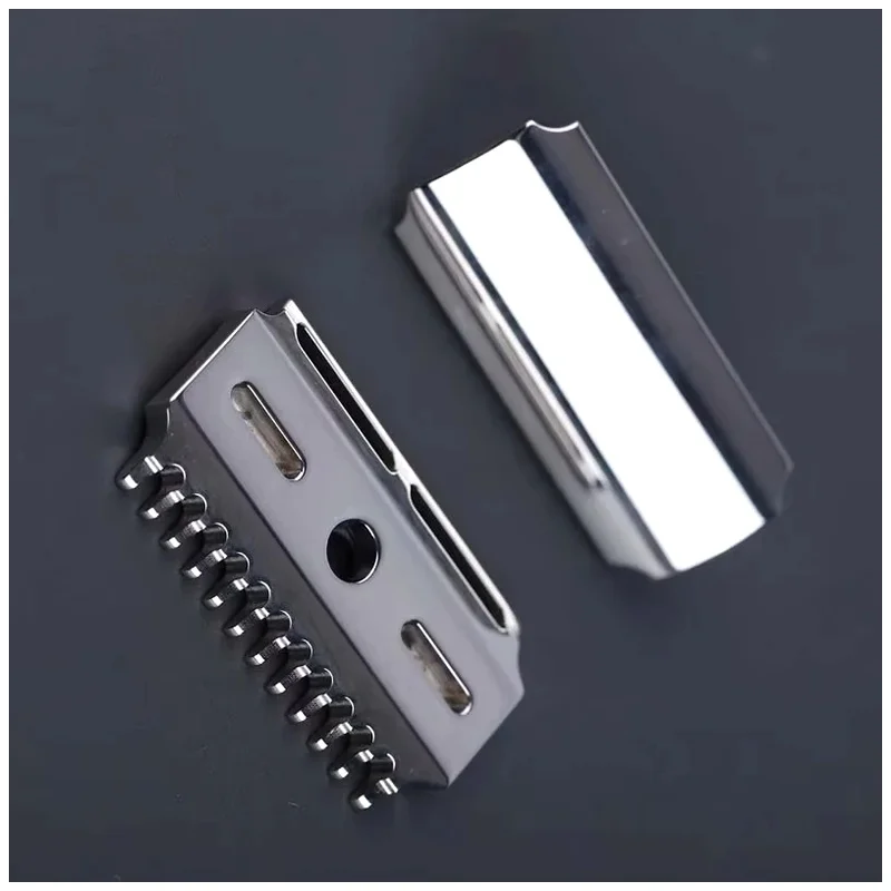 0.9mm Blade Gap YAQI Vostok 90DC Dual Comb Safety Razor Head 316 Stainless Steel Polished Hot Sale 2026