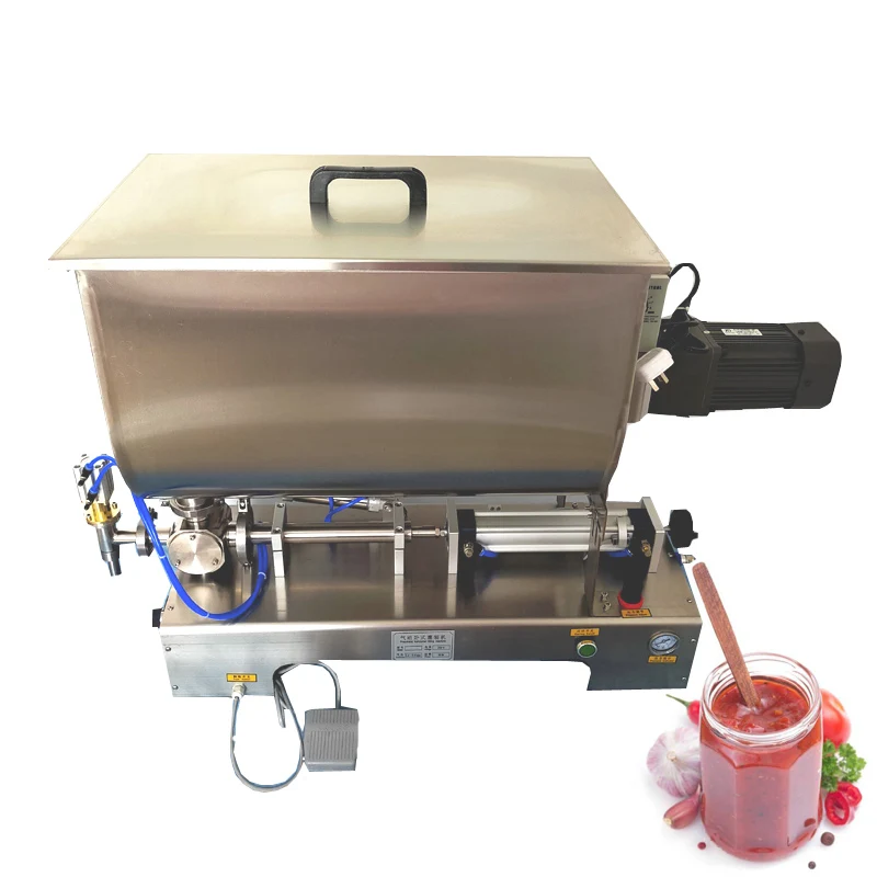 آلة تعبئة معجون الفول والفلفل الحار إناء/ قدر أسفل الكافيار المفروم معجون الفلفل الحار آلة تعبئة الزبدة الكريمية #3