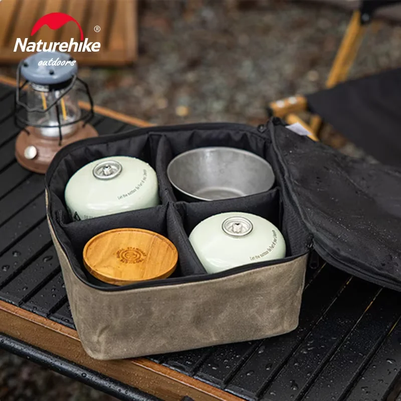 Naturehike Camping Storage Bag Portable Multi-functional Handbag Stove Storage Box Travel Hiking Picnic Sundry Organiser