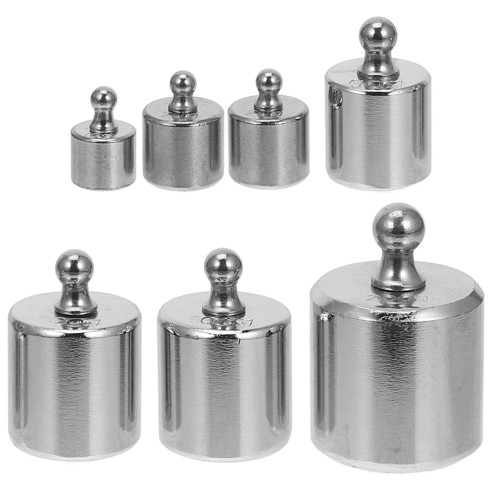 1 Satz Kalibriergewichte für digitale Waagen und Laborinstrumente. Sorgfältig gestaltete Kalibriergewichte. Ausgleichsgewicht