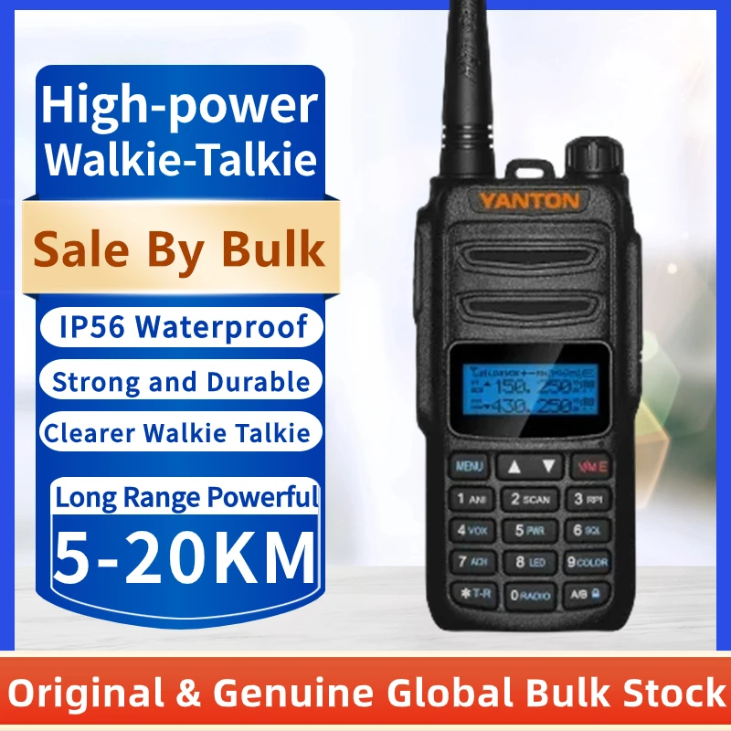 Hete Verkoop Lange Afstand Vhf Uhf Tweeweg Radio Uv3d Dual Band Walkie Talkie