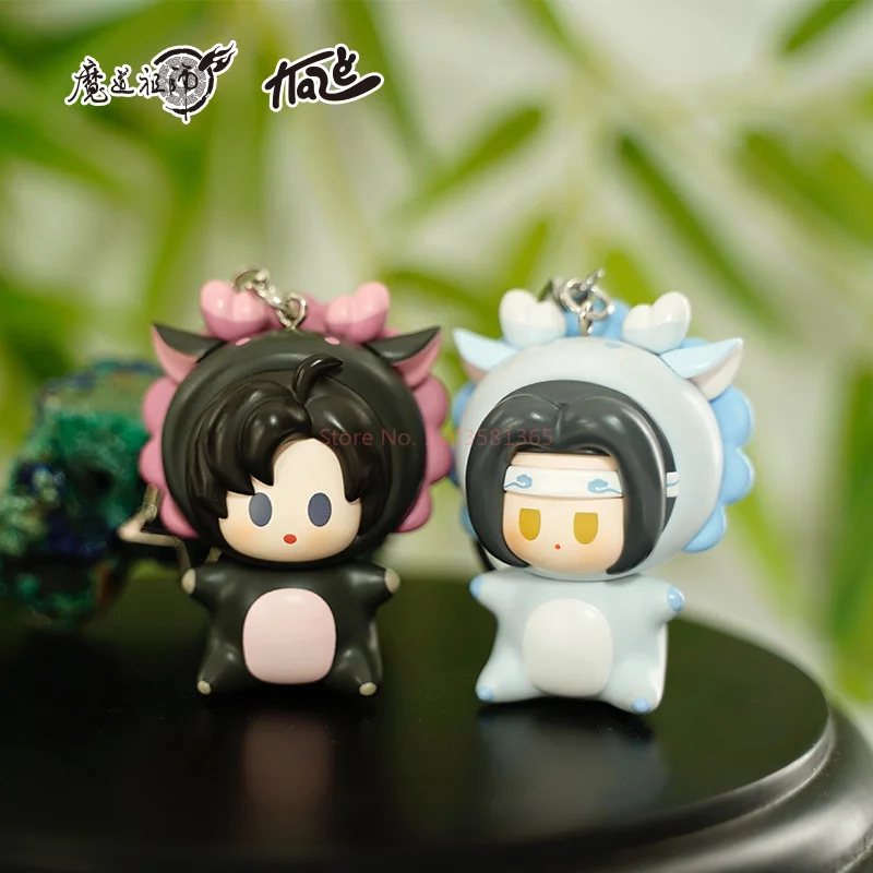 2024 Mo Dao Zu Shi Milk Huolong Son/Dou Dou Series Doll Pendant Wei Wuxian Blue Forget Machine Schoolbag Chain Toys Decor Girls