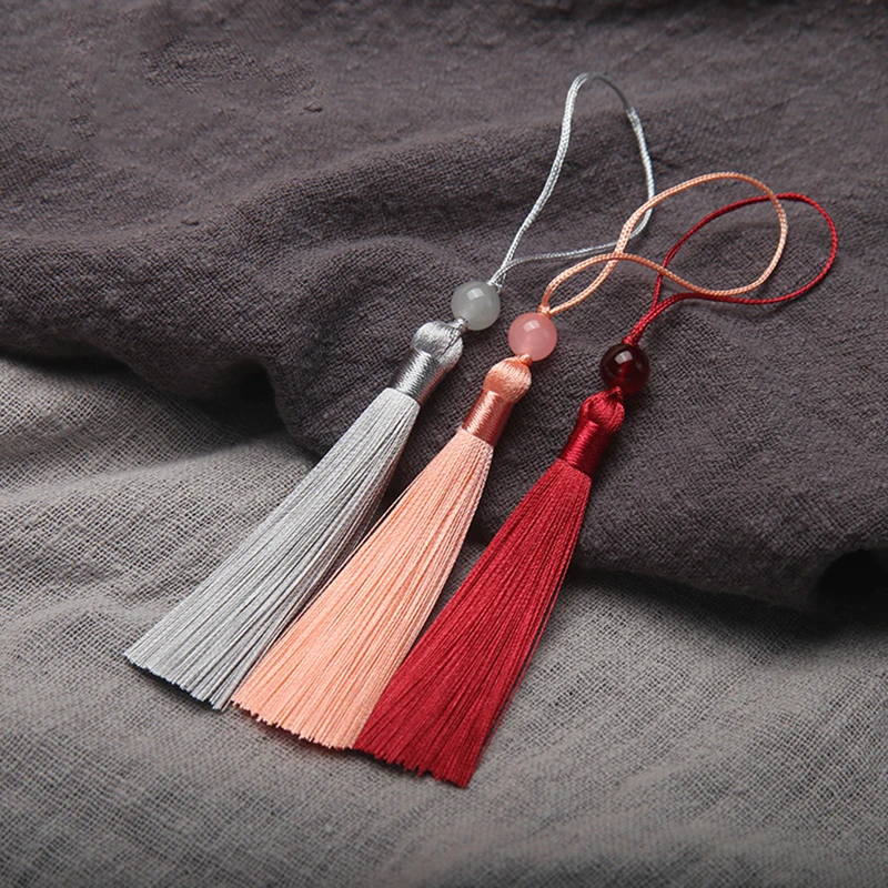 10 個ポリエステルシルクタッセルフリンジ 7 センチメート - Beaded Trim Fringe のレビューと価格