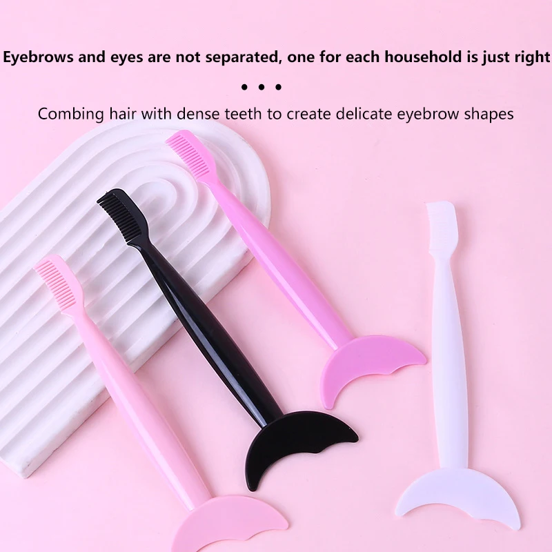 Makeup Mascara Shield Guard Eye Lash Mascara Applicator Comb Eyelash Curling Makeup Brush Curler Eye Makeup Stencils Double Head