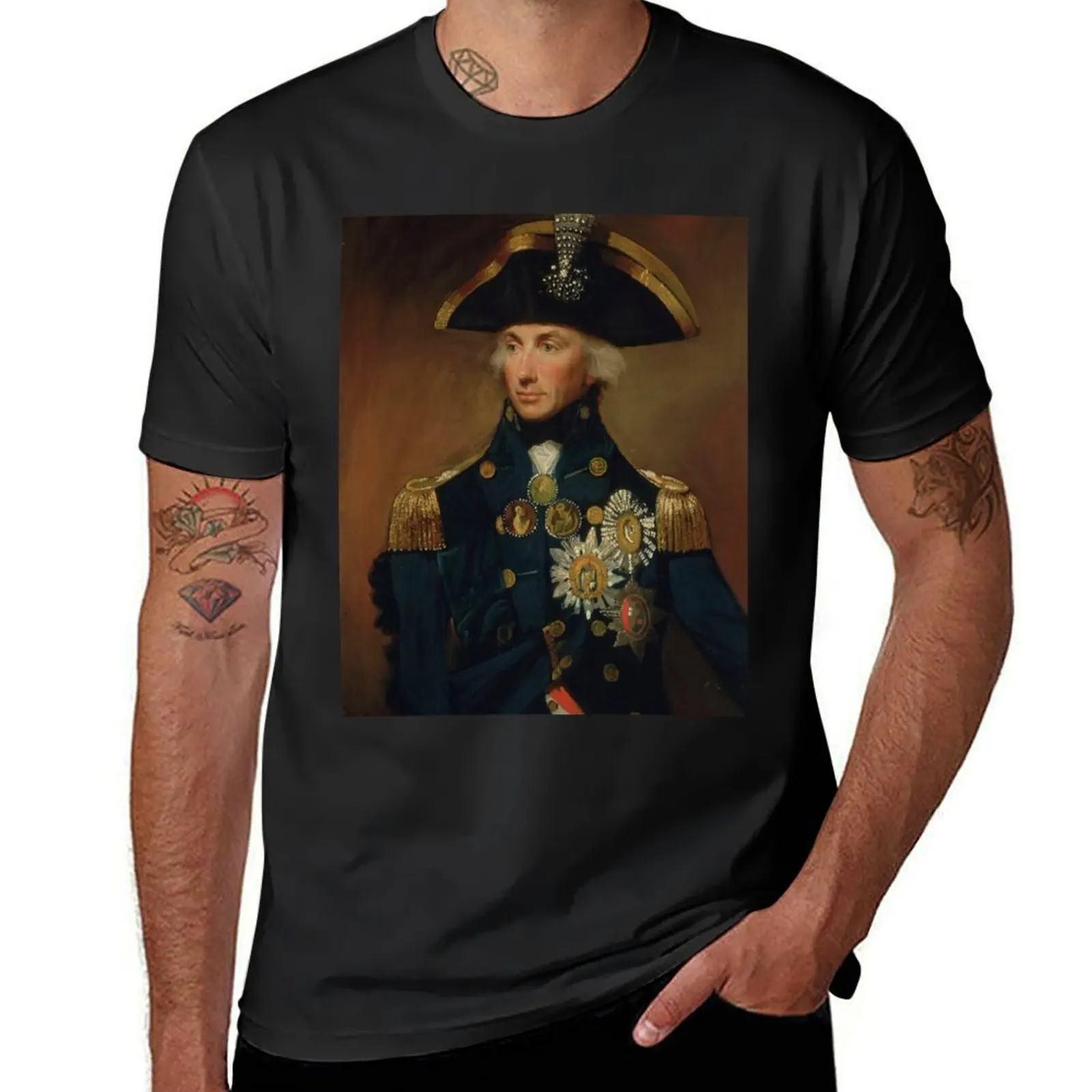 

Lemuel-Francis Abbot's Rear-Admiral Sir Horatio Nelson T-Shirt customs design your own anime customizeds t shirt for men