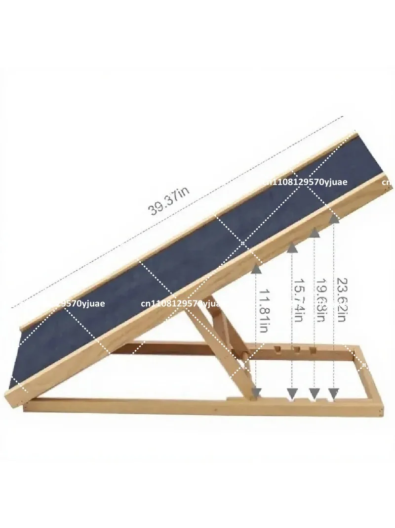 Pet Ramp for Dogs Cats, Non-Slip Carpet Surface, Couch Access Aid, Supports Up to 60lb for Senior Pets