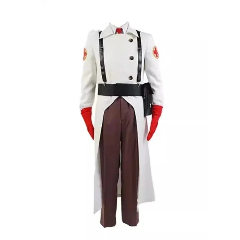 

Team Fortress 2 The Medic Dr. Ludwig, униформа, костюм для косплея, тематическая вечеринка на Хэллоуин, 2025 год, горячая распродажа