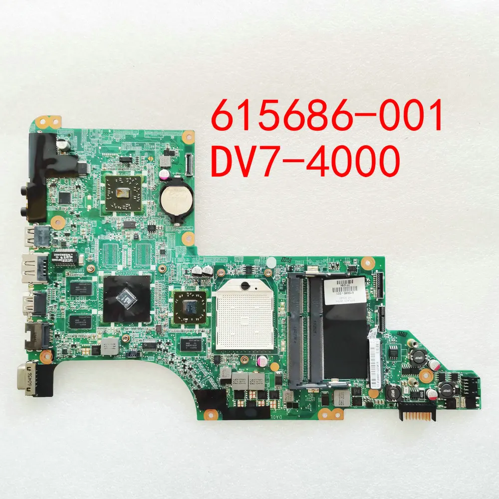 

615686-001 DA0LX8MB6D1 For HP PAVILION DV7-4000 NOTEBOOK DV7-4169WM DV7-4051NR Laptop Motherboard 5470/512 100% Tested