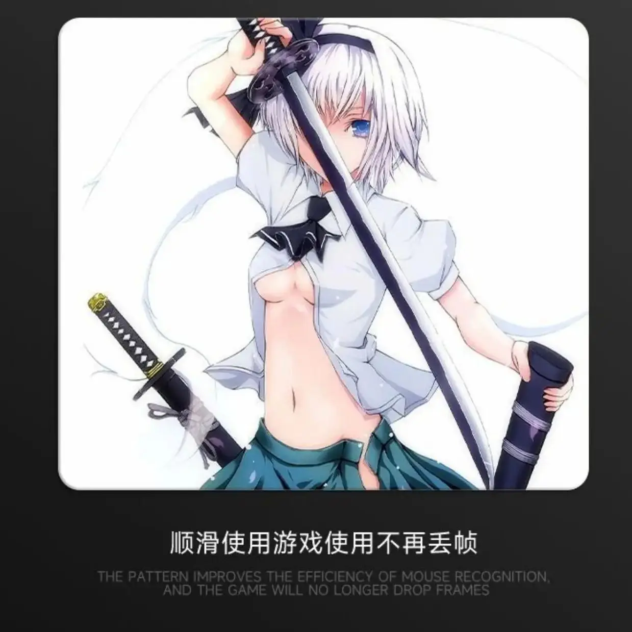 

Стеклянный коврик для мыши Battle Girl Sora, игровой коврик для мыши, индивидуальный узор, закаленный гладкий коврик для игрового стола, Fps, киберспортивный офисный игровой коврик