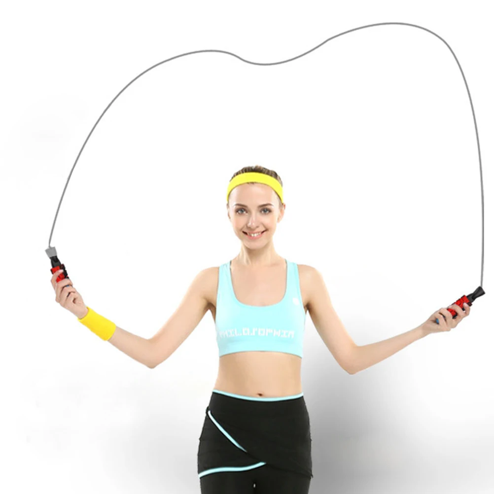 

Fitness Training Jump Rope Foam Material Duplex Bearing Double Student Workout Skipping