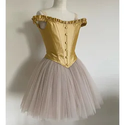 New tutu high-end private custom adult children professional performance competition dress women's performance dress