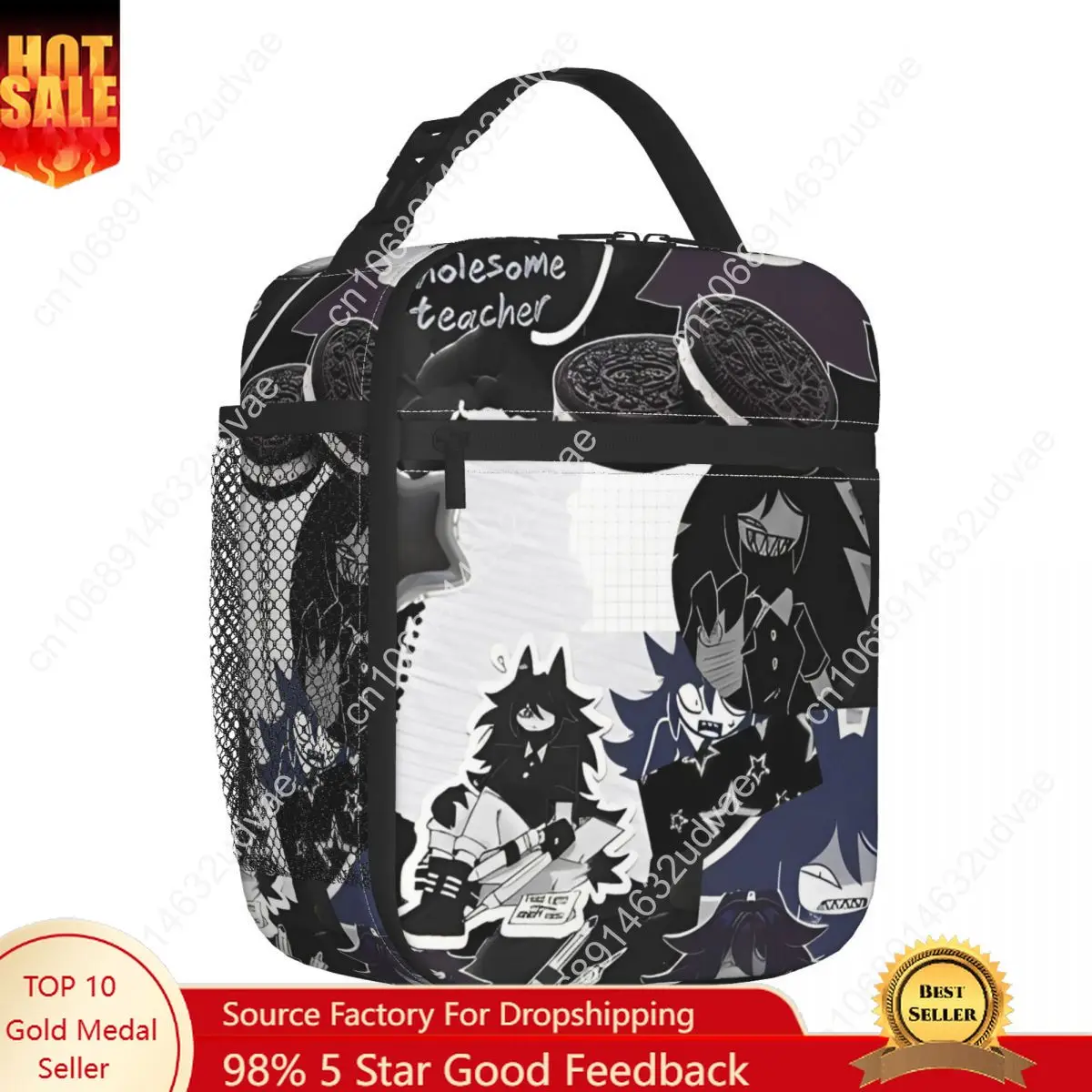 

Miss Circle Thermal Insulated Lunch Bag for School Fundamental Paper Education Reusable Food Bag Cooler Thermal Lunch Boxes