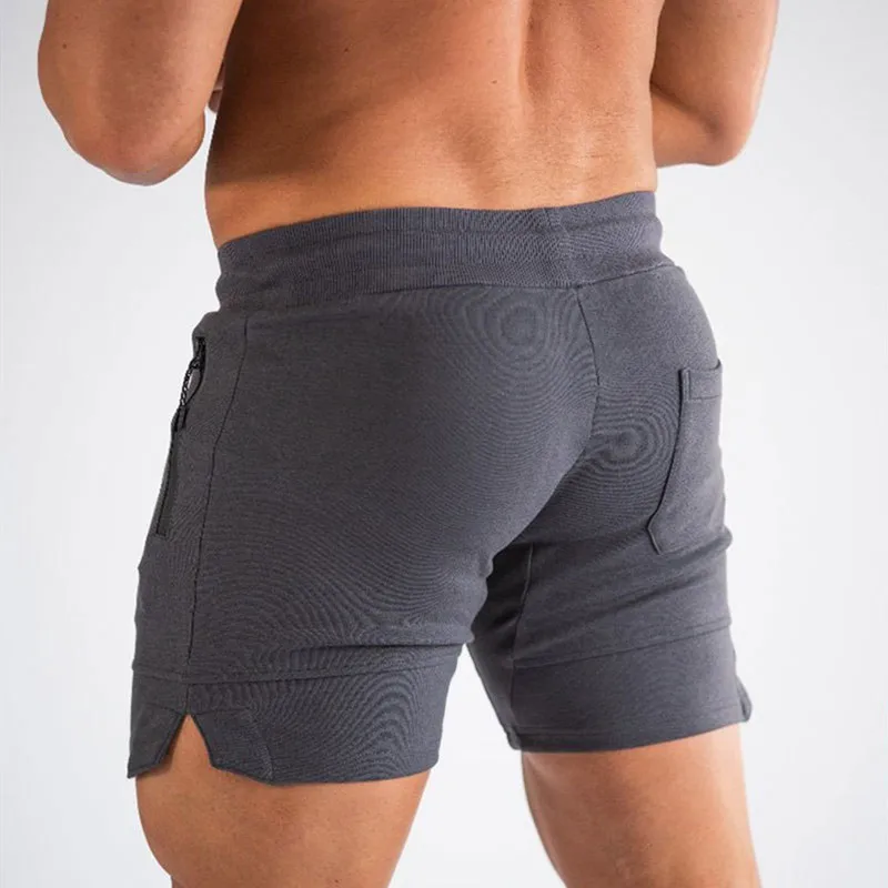 Shorts de Fitness pour hommes, pantalons courts de course, de jogging, d\'entraînement, de plage, de marque, avec poche zippée, nouvelle collection,