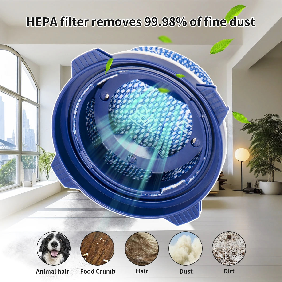 Vacuum Filters for SAMSUNG Jet 75 Jet 90 Jet 70 Jet 75+ Jet 60 Vacuum Cleaner, Replace Part No. DJ97-02649A