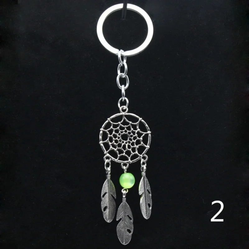 Vintage Feather Tassels Dream Catcher Key Chain Keychain Keyring Boho Dreamcatcher Jewelry