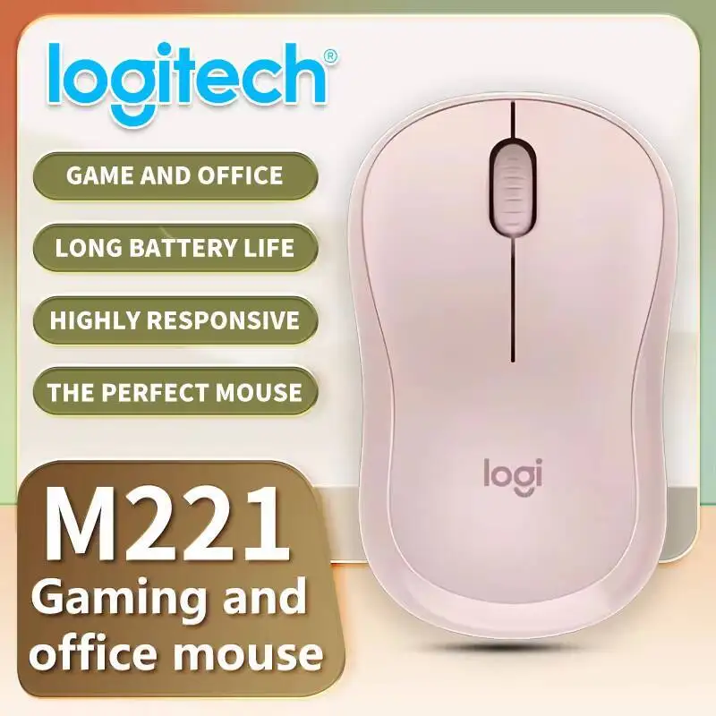 Il mouse da ufficio Logitech serie M è adatto per computer desktop e laptop M330/M280/M221/M220