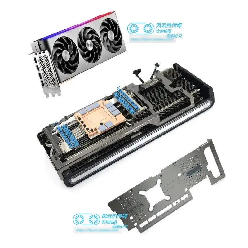 The Radiator Cooler for SAPPHIRE RX7800XT RX7900GRE Nitro+