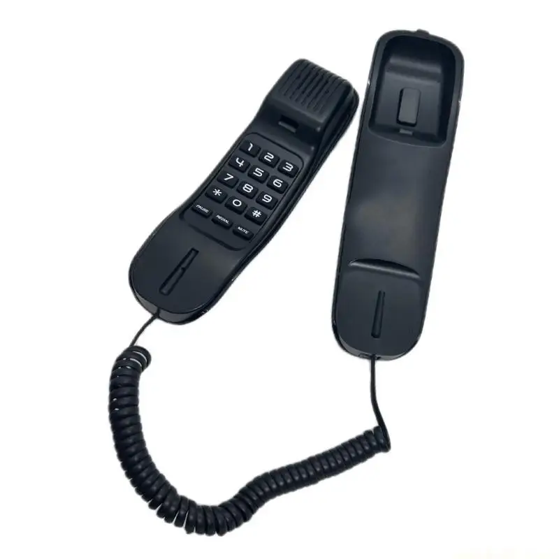 KX-T638 Wall-Mounted Telephone Desk Phone Fixed Landline Telephones Redial Pause