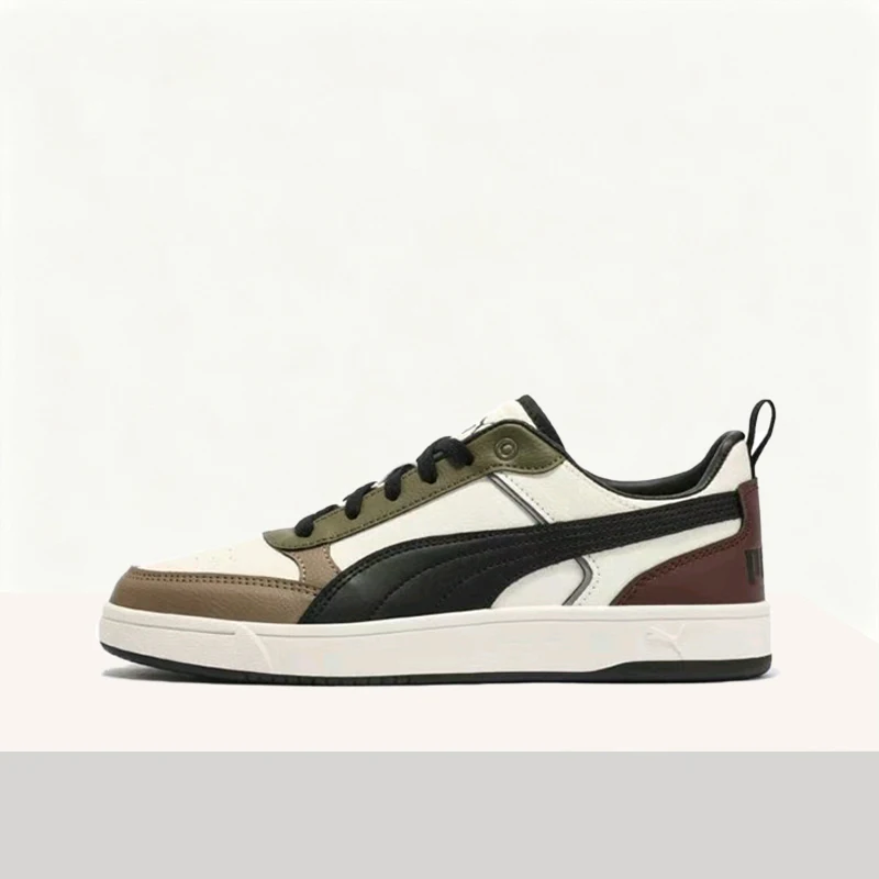 Puma Dribble Retro, Zapatillas Bajas Elegantes, Versátiles, de Alta Calidad y Transpirables (Unisex) en Blanco y Verde 400326-03