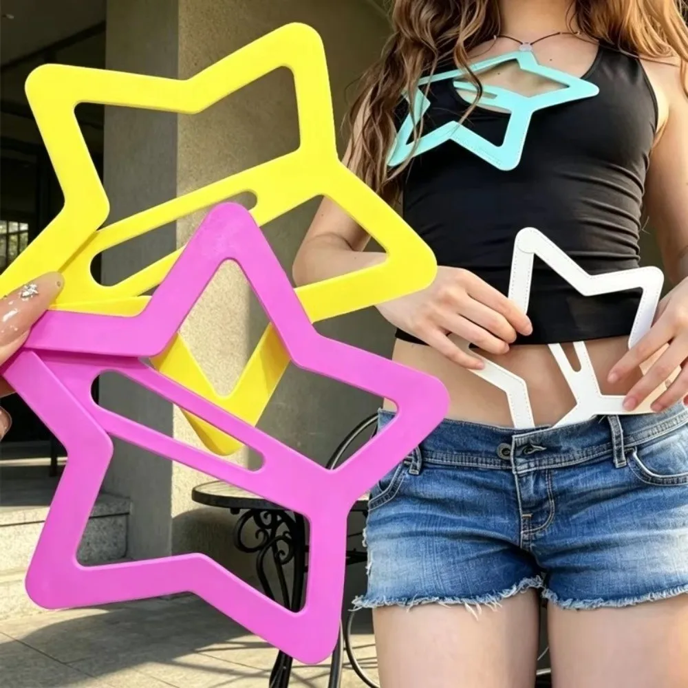 Creative Extra-large Star Hair Clip Solid Color INS Openwork Star Hairpin Kawaii Cute Clothes BB Clip Daily Wearing