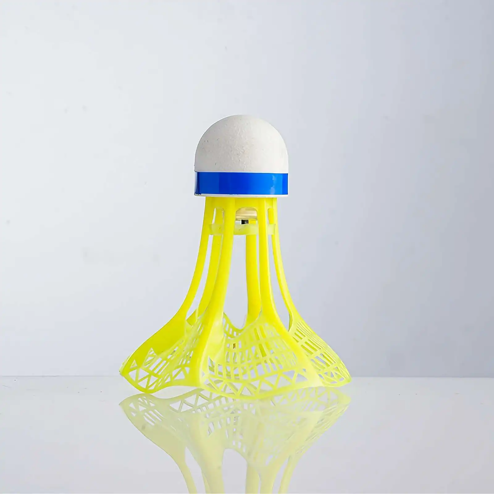 Bola luminosa Windproof Badminton, Super durável e inquebrável, Bola de nylon brilhante fluorescente exterior com luz