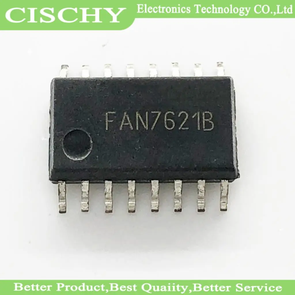 10pcs/lot FAN7621B FAN7621 7621B 7621 SOP-16 In Stock