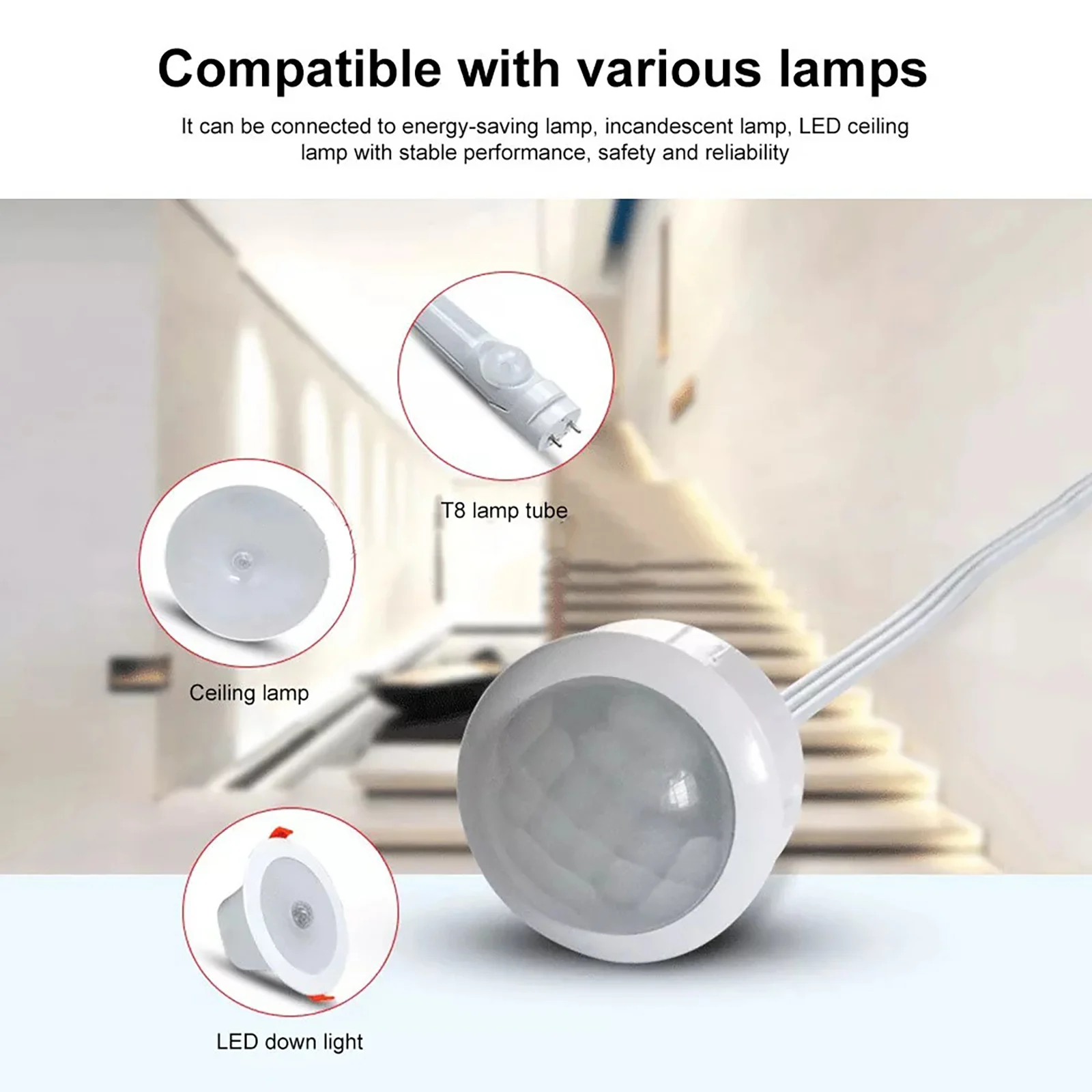 1Pc LED PIR Rivelatore a infrarossi a induzione del corpo umano IR Sensore di rilevamento del movimento a infrarossi Interruttore della luce per la casa DC 4V-12V