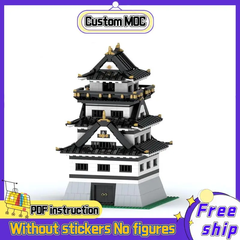 NEW 1578PCS City Hot Selling Street View Moc Modular Japanese Castle model DIY creative ideas Assembly Puzzle Toy birthday Gift