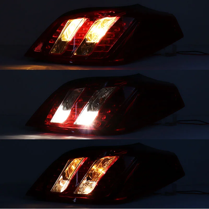 Car Accessories Tail Light Rear Bumper Turn Signal Fog Lamp For Peugeot 508 2011 2012 2013 2014 Taillight Assembly Auto Parts