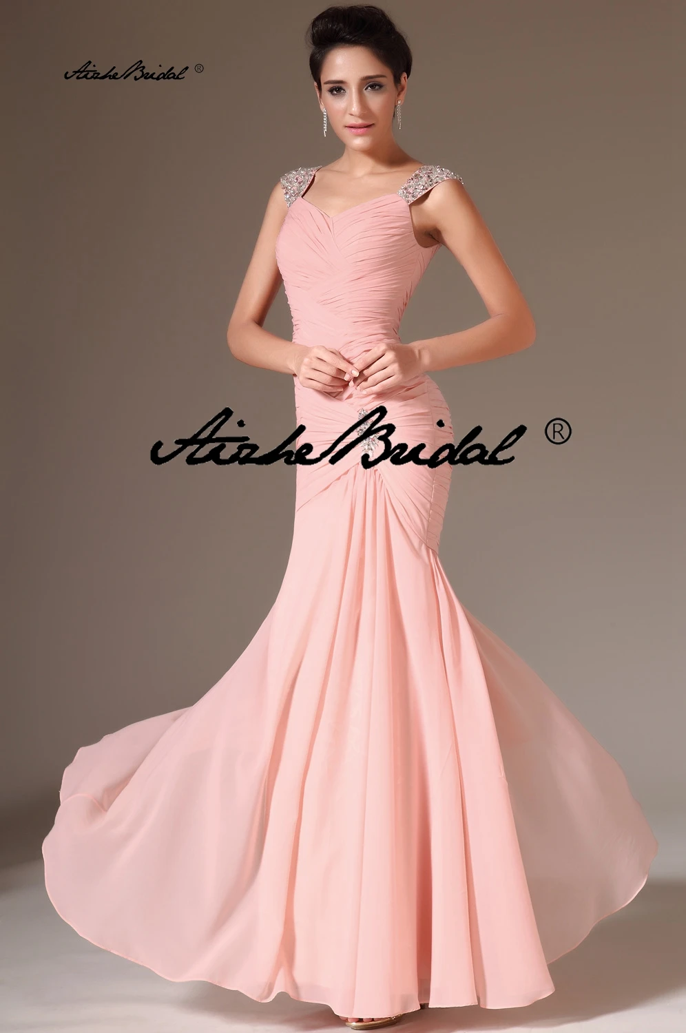 فستان مناسبة مخصصة للحفلات الراقصة الرسمية الطويلة للنساء فستان حورية البحر