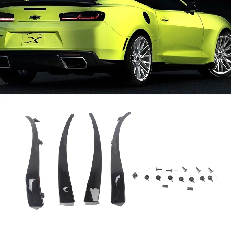 Carro dianteiro e traseiro roda lama abas para Chevrolet Camaro, pára-lamas, protetores de respingos, Fender, Mudflaps acessórios, 2016-2017