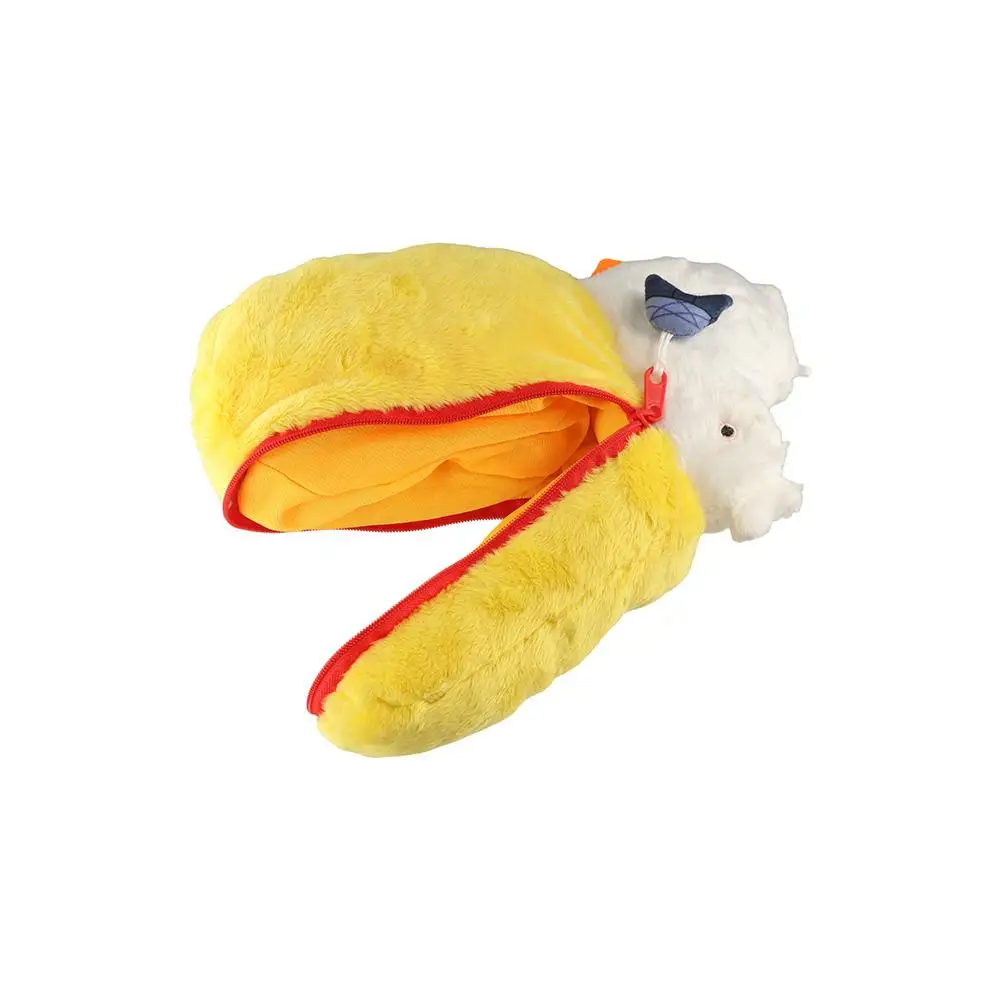 Коробка для канцелярских принадлежностей Пеликан Пенал Настольный держатель для канцелярских принадлежностей Плюшевая сумка для ручек на молнии Мягкая сумка для карандашей с героями мультфильмов в корейском стиле