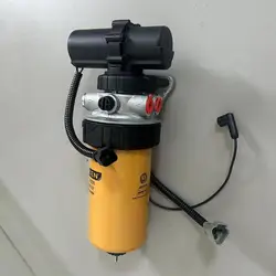 For CAT Oil Fuel Water Separator Filter 3619554 361-9554 12V fuel filter assy with electronic pump 2289129 2325877 249-7669