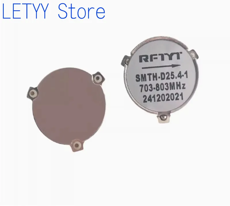 

D25.4 SMT Surface Circulator Ferrite Radio Frequency Circulator 400-1800MHz Optional