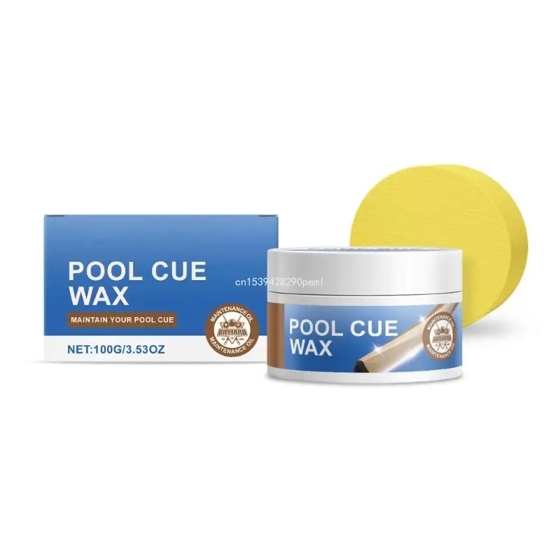 Billiard Cue Care Wax for Cleaning and Maintenance, Professional Billiard Conditioner Wax Pool Cue Protective Wax