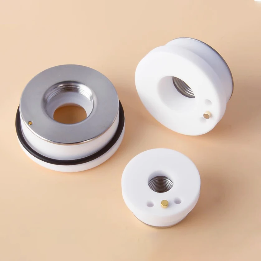 

BOCI M8 La ser Nozzle Holder Base New Condition D19.5*H12.5 .Ceramic Ring with Original Hole Wavelength 1064nm