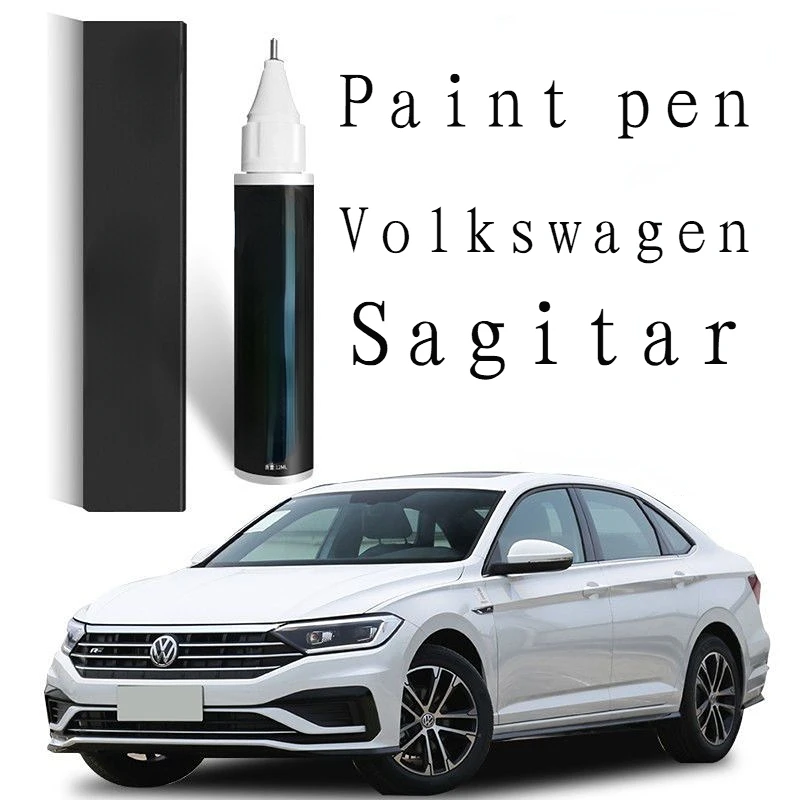 

Paint pen for car scratch suitable for Volkswagen Sagitar paint repair pen Polar white manganese black new Sagitar modified car