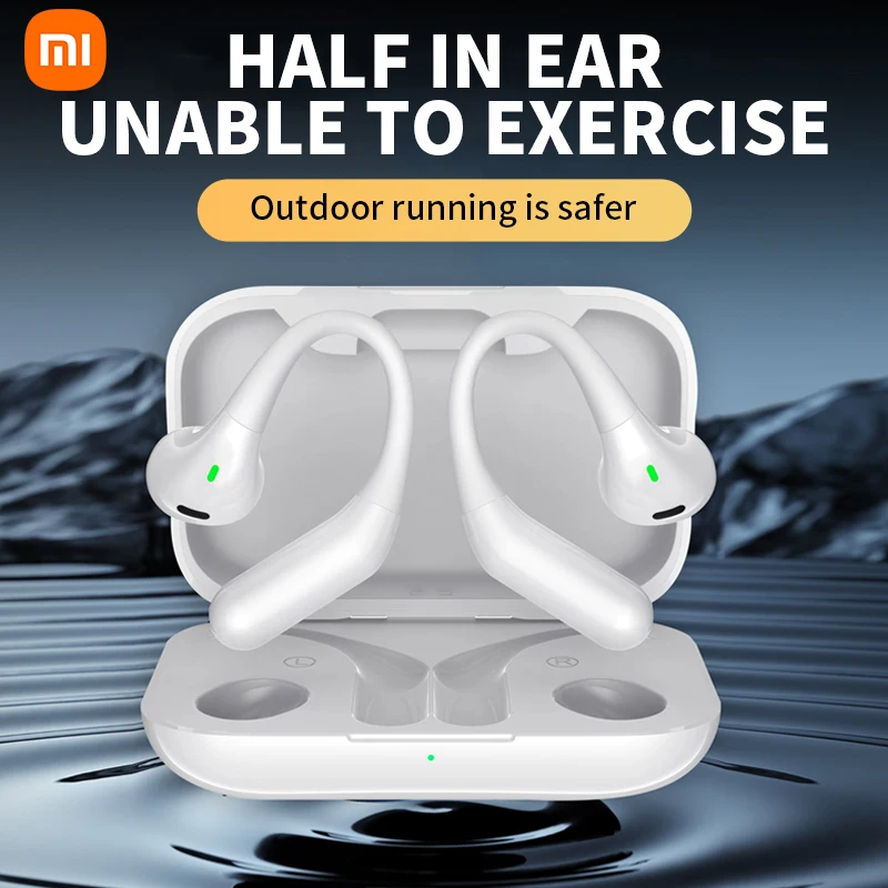 

XIAOMI Air6 Bluetooth5.3 Wireless Headphone Earhook Bone Conduction Sport Game Headset TWS Earphones Waterproof Earbuds With Mic