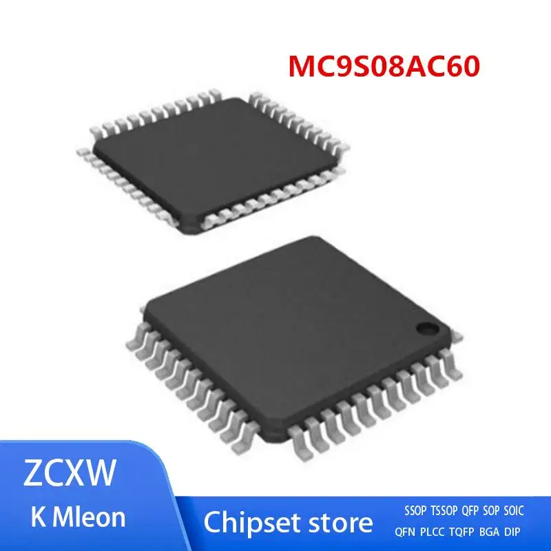 

5PCS/LOT MC9S08AC60CFGE MC9S08AC60CFG 9S08AC60CFGE MC9S08AC60 TQFP-44