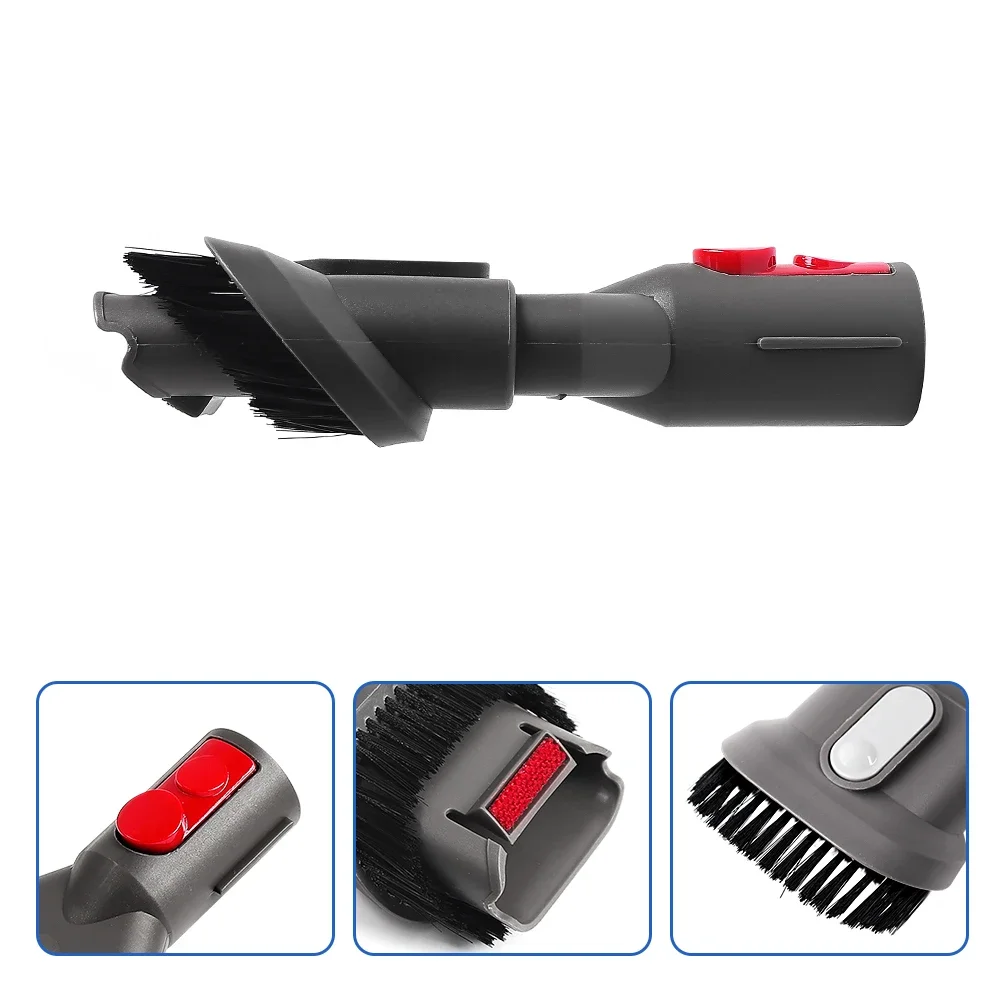 Всасывающая головка 2-в-1 для пылесоса Dyson V7 V8 V10 V11 V12 V15, детали, многофункциональная щетка и присоска для бытовой уборки