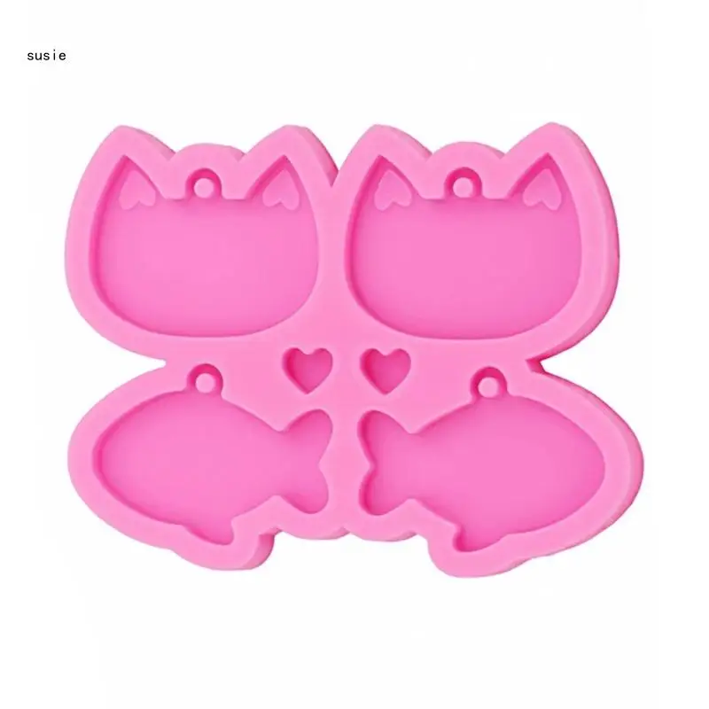 X7YA Note Card Label Card for Key Chain Silicone Mold for Making Delicate Keychain