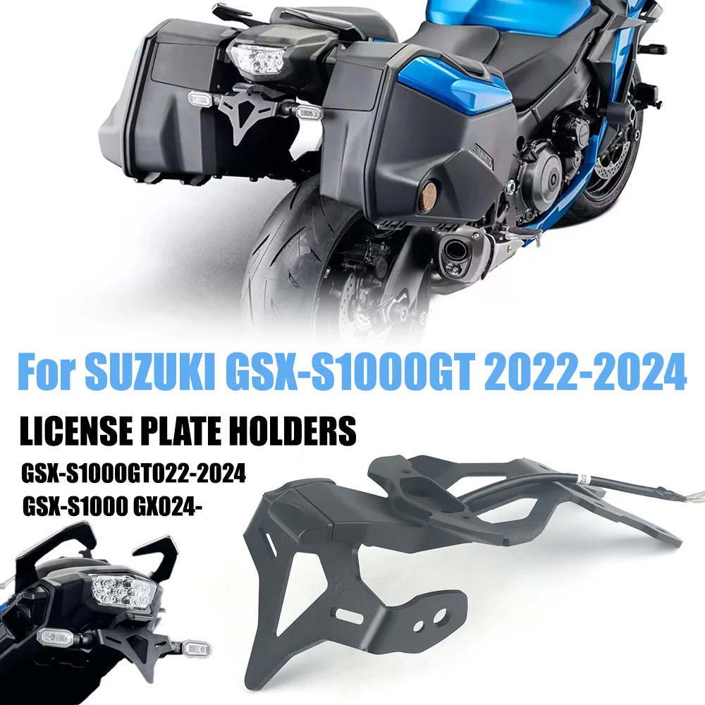 Motorcycle Rear License Plate Holder Tailstock Frame Bracket For SUZUKI GSX-S1000GT 2022-2024 GSX-S1000 GX 2024