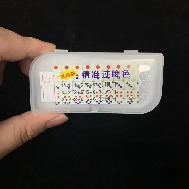 魔法の小道具、サイコロ、ポーカーカードゲームツール、中国麻雀ボードゲーム、カジノギャンブルアクセサリー、確率スキル練習