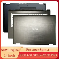 For Acer Spin 3 SP314-51 SP314-52 N17W5 14 inch Flip Touch Screen Laptop LCD Back Cover/Front Bezel/Palmrest/Bottom Case