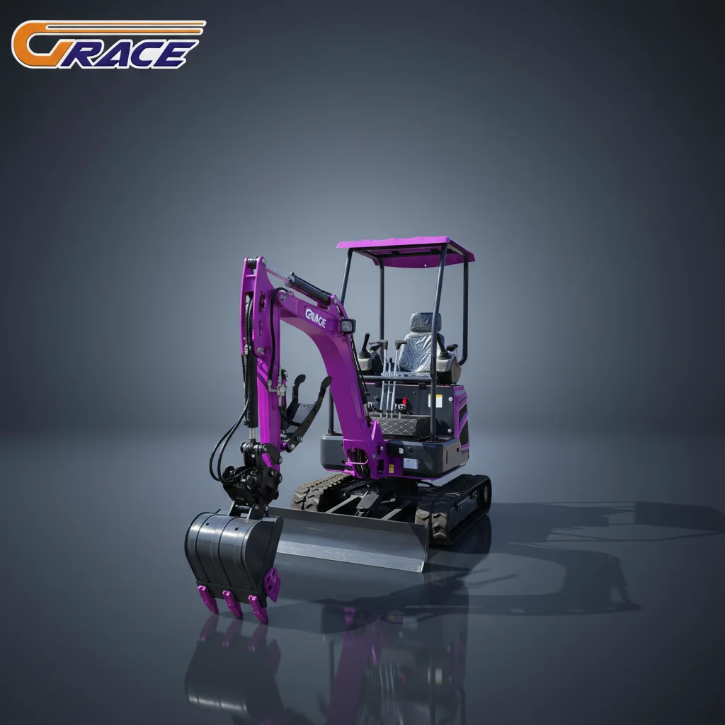 حفار هيدروليكي صغير 3 طن حفارة زاحفة - هيكل صناعي عالي التحمل