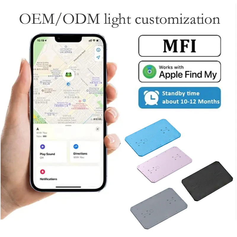 

Card-sized anti-loss device, suitable for Find My, mobile wallet, keys, luggage, bags, global smart positioning and search.