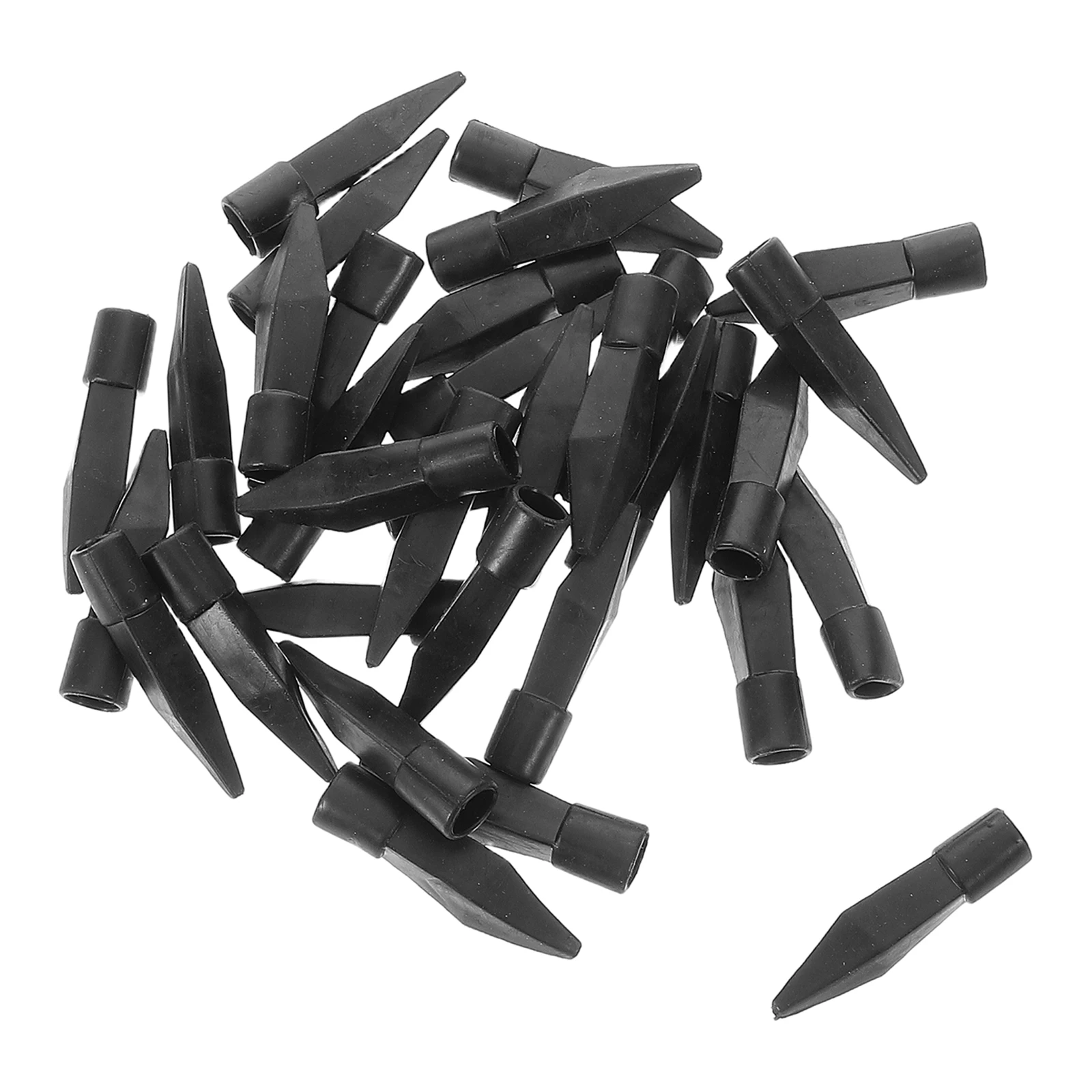 

50 Pcs Throwing Pot Game Equipment Arrows Tips Replacements Gear Soft Arrowhead Practice Small