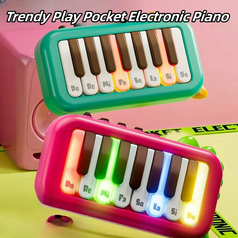 

Children's Pocket Electronic Piano Toys Puzzle Early Education Boy and Girl Science and Education Music Toys For Birthday Gift
