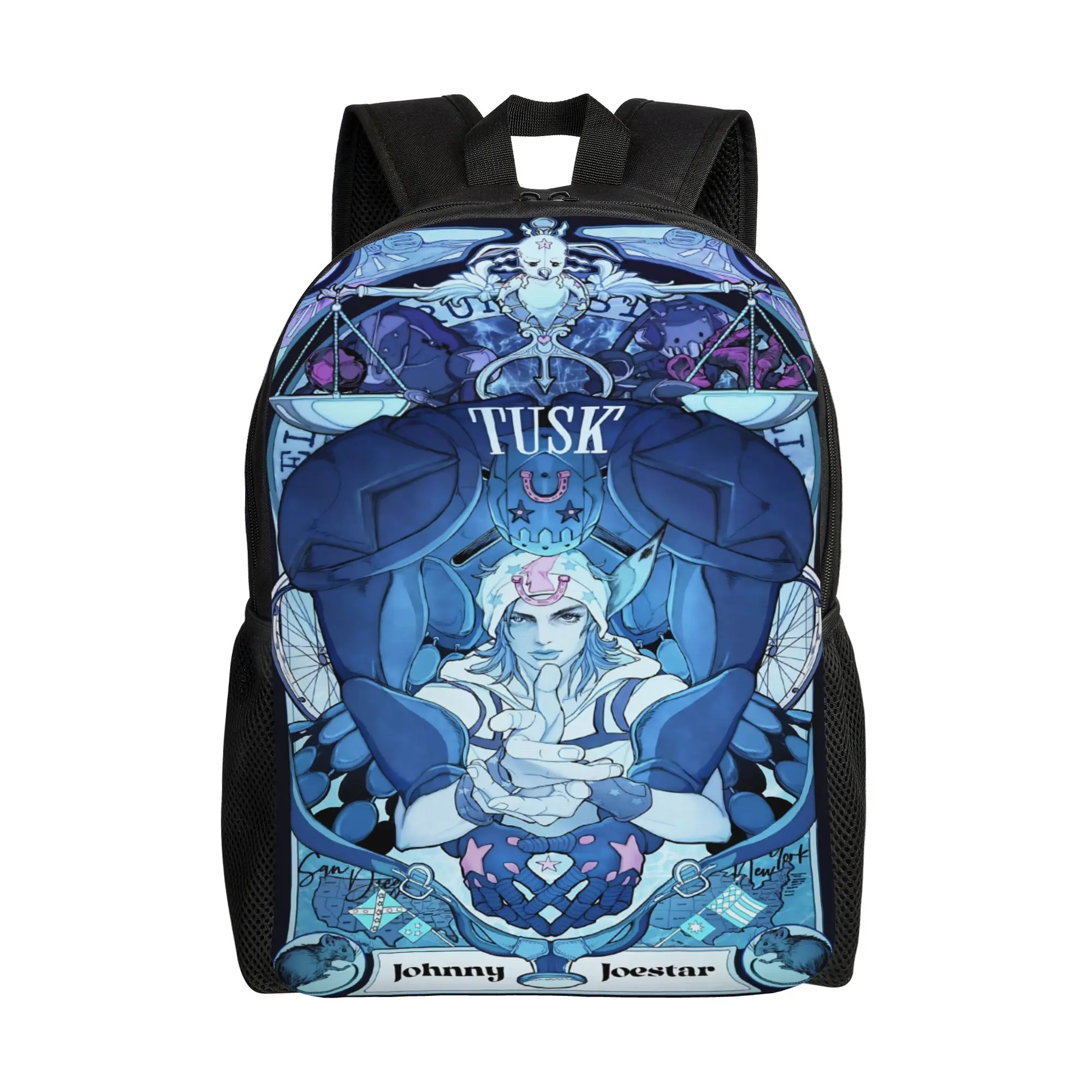 

ita bag JOJO STEEL BALL RUN Daypack funko pop mochila Harajuku Design Outdoor Sturdy Shoulder Rucksack